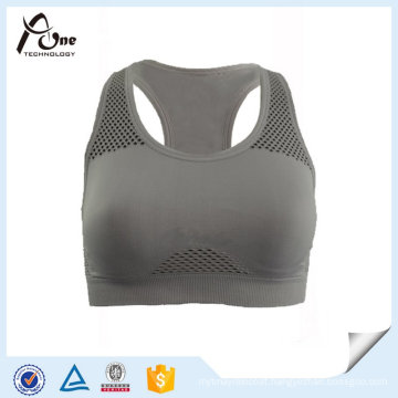 Custom Soft Breathable Seamless Tank Top Women Yoga Bra,